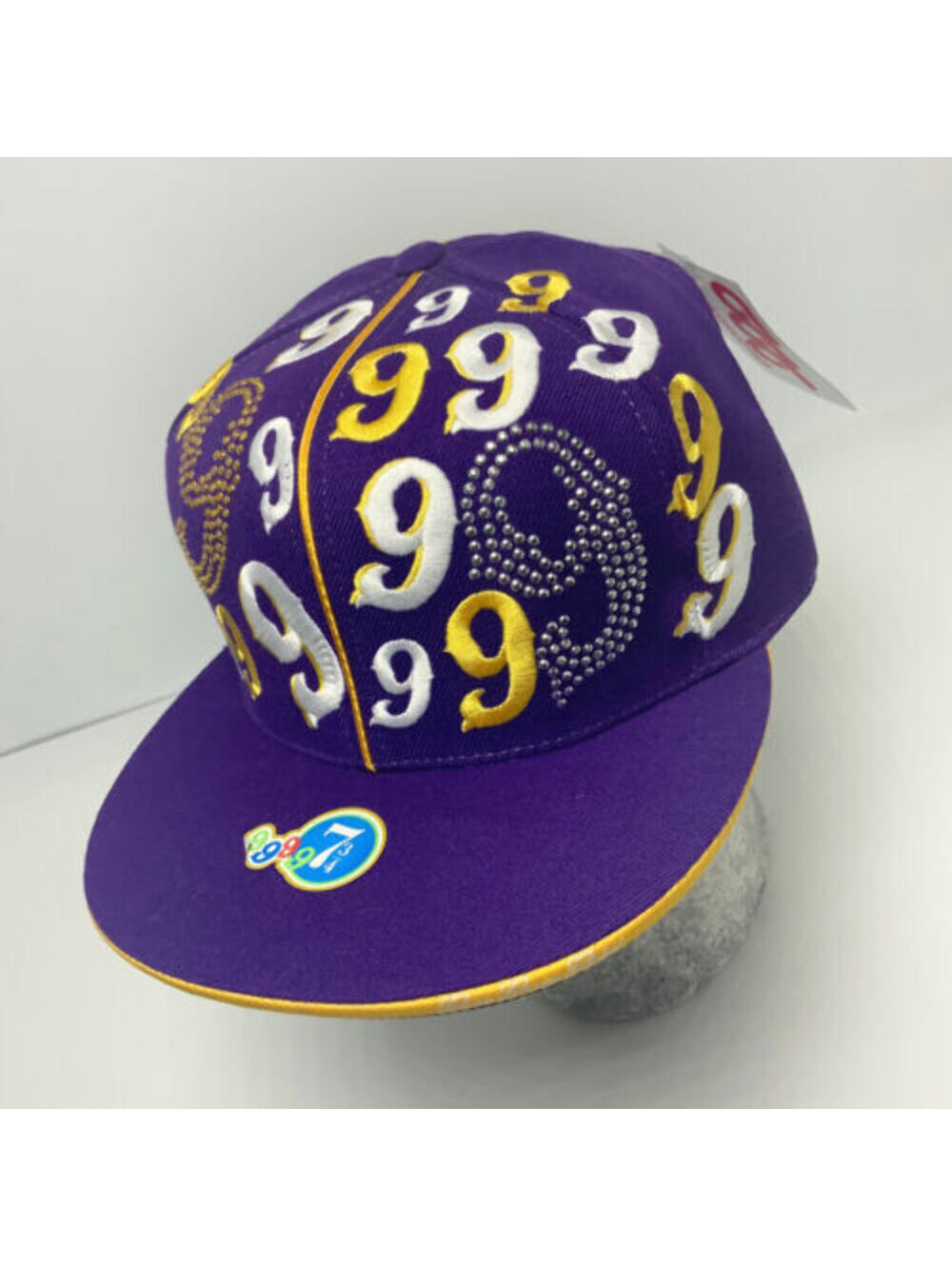 Men's Gino Green Global Purple | Yellow Studded 59FIFTY NWT